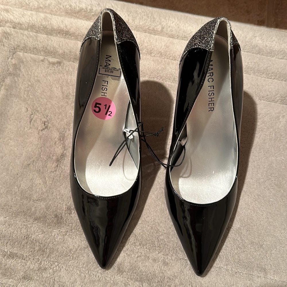 Black Women's Stiletto High Heels sexy shoes ,Fashion Ladies Wedding Shoes, 6